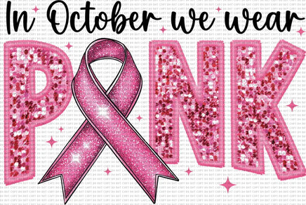 In October We Wear Pink Sequin