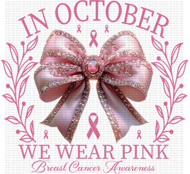 In October We Wear Pink Bow