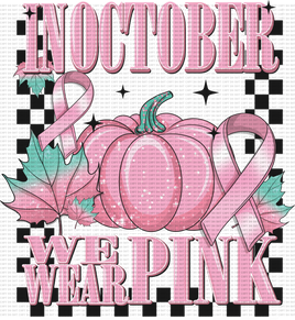 In October We Wear Pink Pumpkin