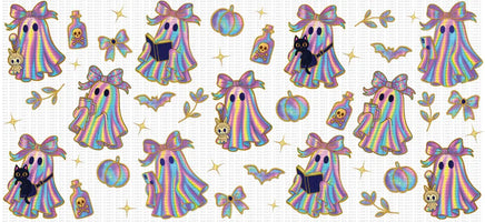 Iridescent Coquette Ghosties UV Wrap
