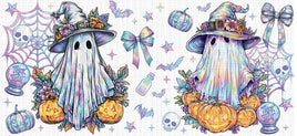 Iridescent Ghosts and Pumpkins UV Wrap