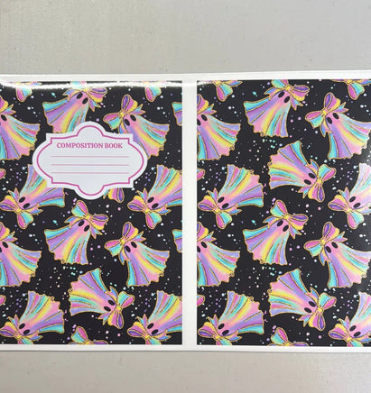 Iridescent Ghosts Notebook Cover