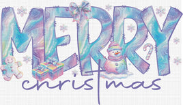 Iridescent Merry Christtmas