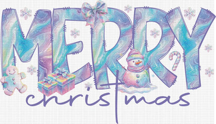 Iridescent Merry Christtmas