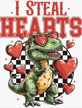 I Steal Hearts Dino