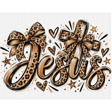 Jesus cheetah print