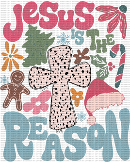 Jesus is the reason distressed look