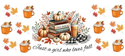 Just A Girl Who Loves Fall coffee UV Wrap