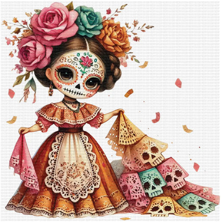 La Catrina Papel Picado