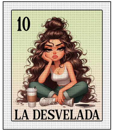 La desvelada loteria card