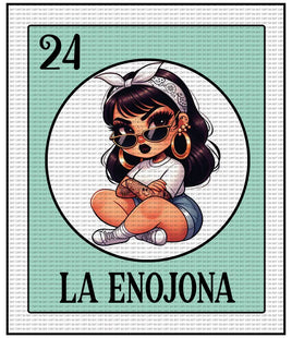 La enojona loteria card