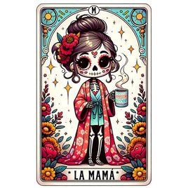 La Mama Card UV decal