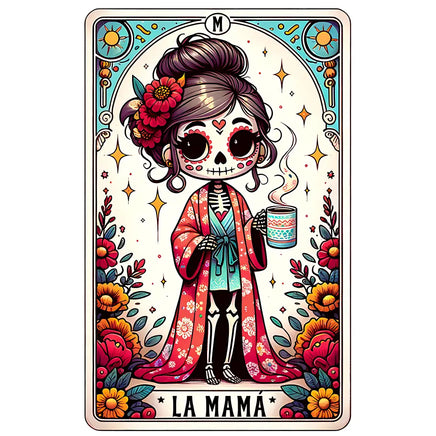 La Mama Card UV decal