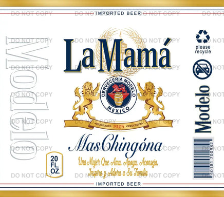 La Mama modelo tumbler wrap