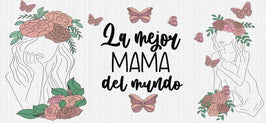 La Mejor Mama Del Mundo Floral UV WRAP