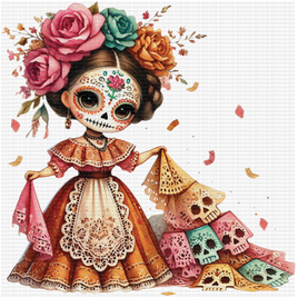 La Catrina Papel Picado