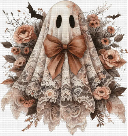 Lace Ghost With Bow