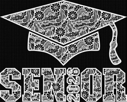 Lace senior white