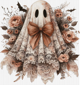 Lace Ghost With Bow