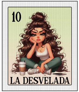 La desvelada loteria card