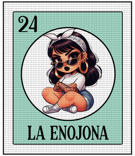 La enojona loteria card