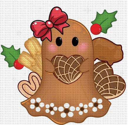 Latina Gingerbread Ghostie