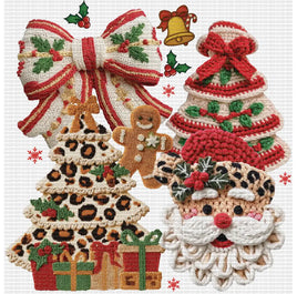 Leopard crochet Christams