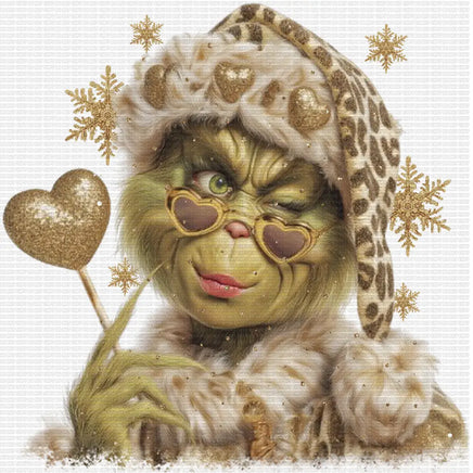 Leopard Glitter Green Guy
