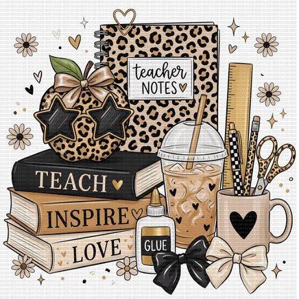 Leopard print teacher