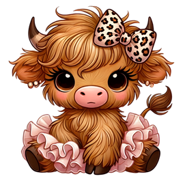 Cute Cow Pink Tutu