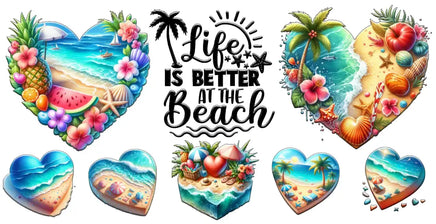 Life is better at the beach UV Wrap