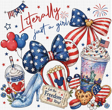 Literally Just a Girl 4th of July