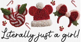 Literally just a girl faux yarn