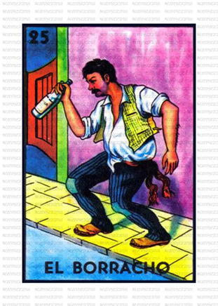 Loteria - EL BORRACHO / ADULT 10 INCHES