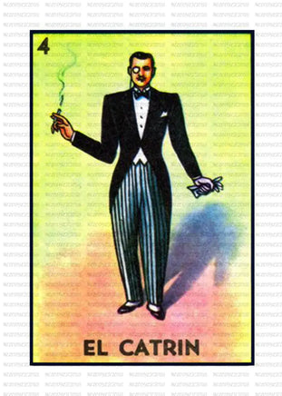 Loteria - EL CATRIN / ADULT 10 INCHES