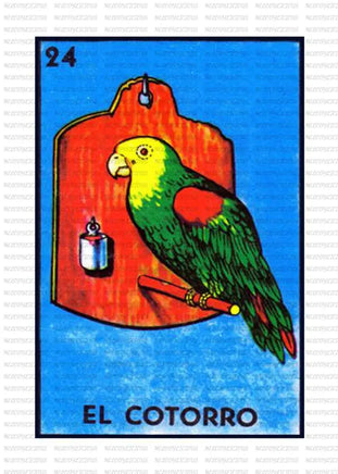 Loteria - EL COTORRO / ADULT 10 INCHES
