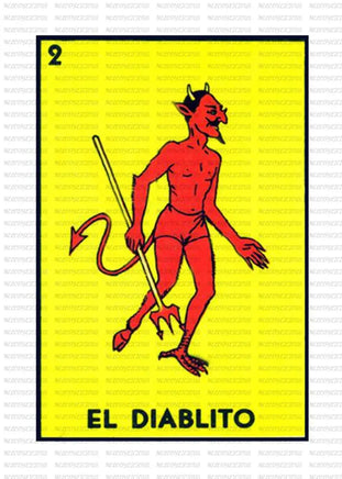 Loteria - EL DIABLITO / ADULT 10 INCHES