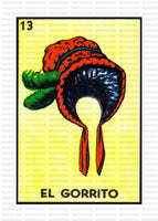 Loteria - EL GORRITO / ADULT 10 INCHES