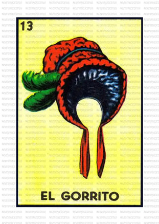 Loteria - EL GORRITO / ADULT 10 INCHES