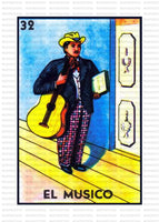 Loteria - EL MUSICO / ADULT 10 INCHES