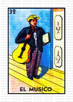 Loteria - EL MUSICO / ADULT 10 INCHES