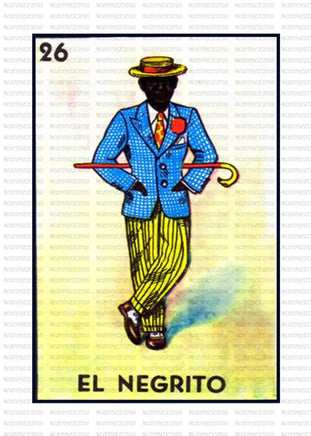 Loteria - EL NEGRITO / ADULT 10 INCHES