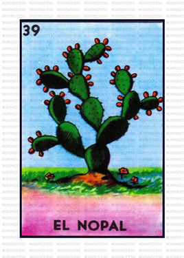 Loteria - EL NOPAL / ADULT 10 INCHES