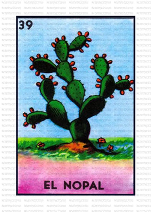 Loteria - EL NOPAL / ADULT 10 INCHES