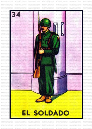 Loteria - EL SOLDADO / ADULT 10 INCHES