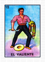 Loteria - EL VALIENTE / ADULT 10 INCHES