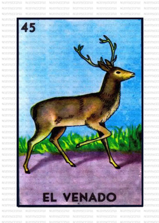 Loteria - EL VENADO / ADULT 10 INCHES