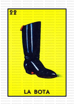 Loteria - LA BOTA / ADULT 10 INCHES