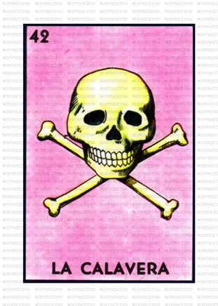 Loteria - LA CALAVERA / ADULT 10 INCHES