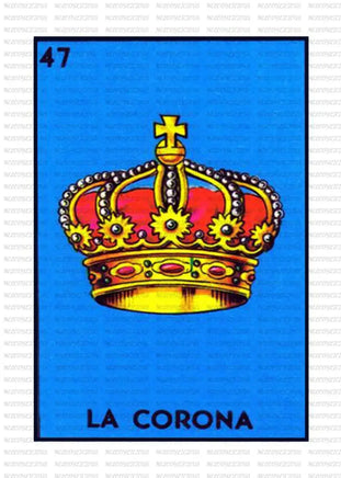 Loteria - LA CORONA / ADULT 10 INCHES